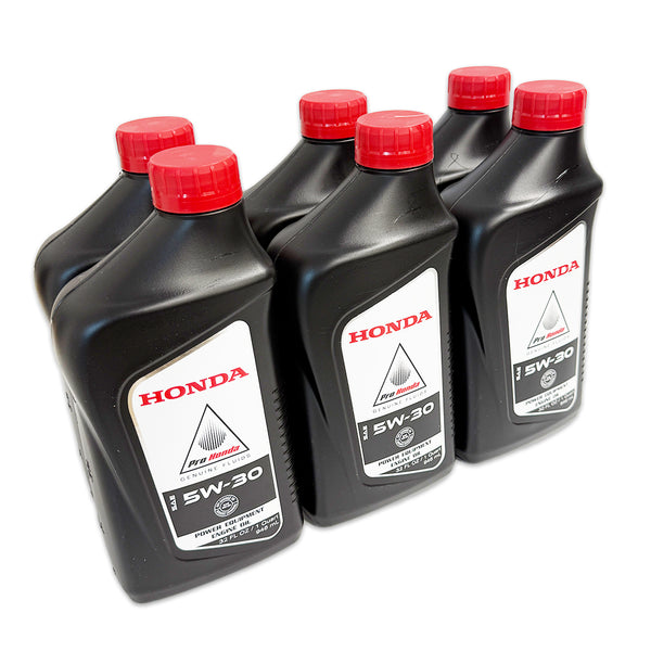 Honda 08207-5W30 Quart Of Sae 5W-30 Motor Oil - 6 Pack