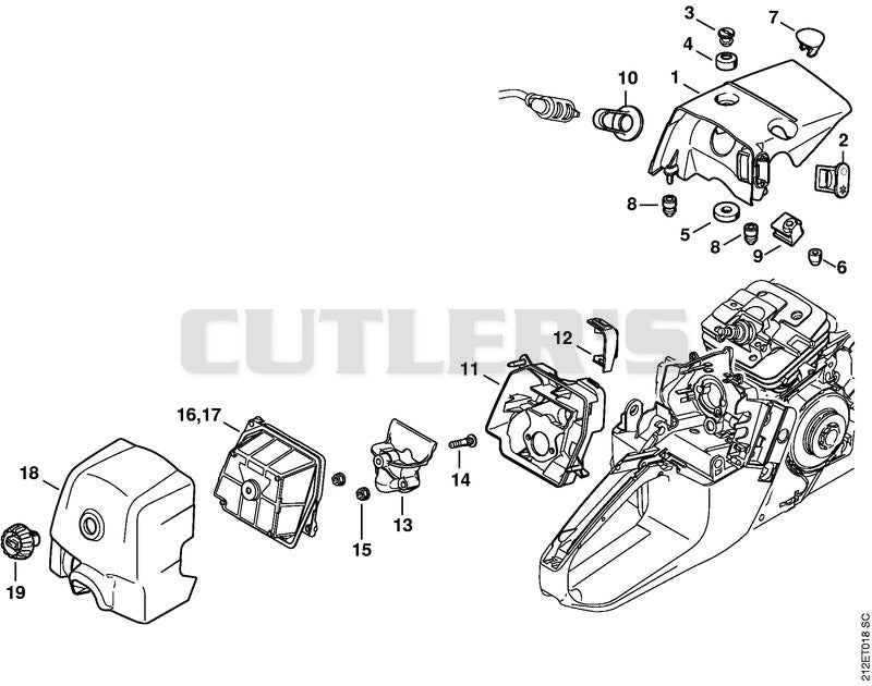 Shroud, Air filter