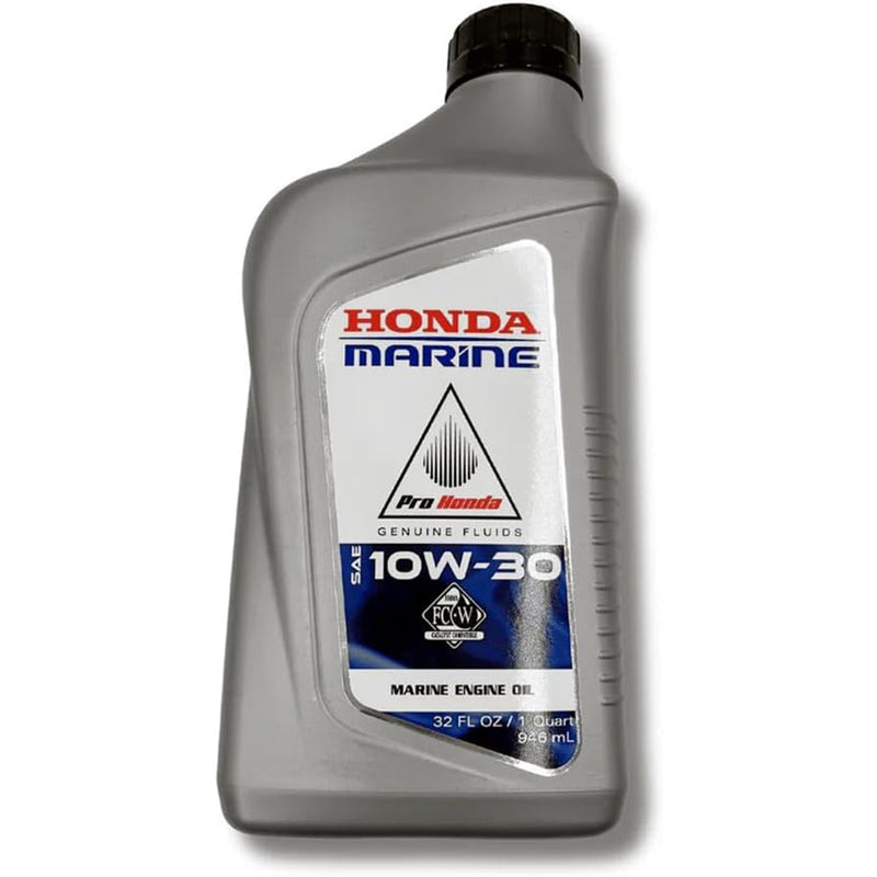 Honda 08232-H99-K1LA1 SAE 10W-30 Marine Quart of Oil - 12 PACK