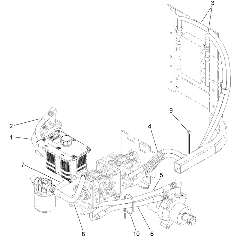 Hydraulic Hose System Assembly