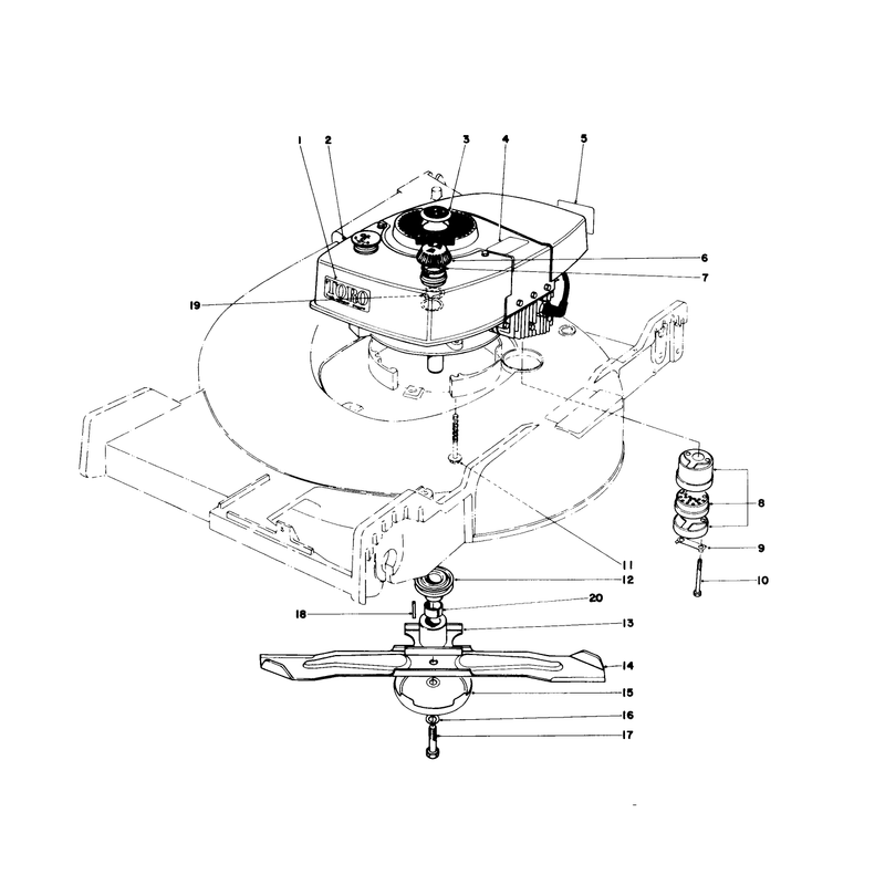 Engine Assembly Model No 20517