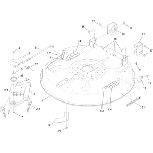 32 Inch Deck Assembly