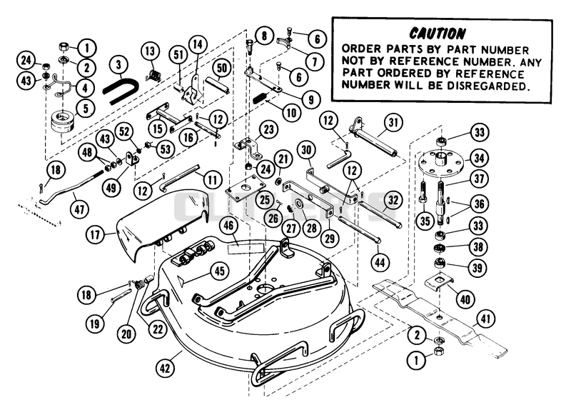 Mower Pan Assembly