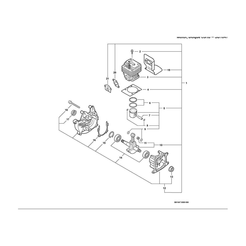Engine, Short Block -- SB1047