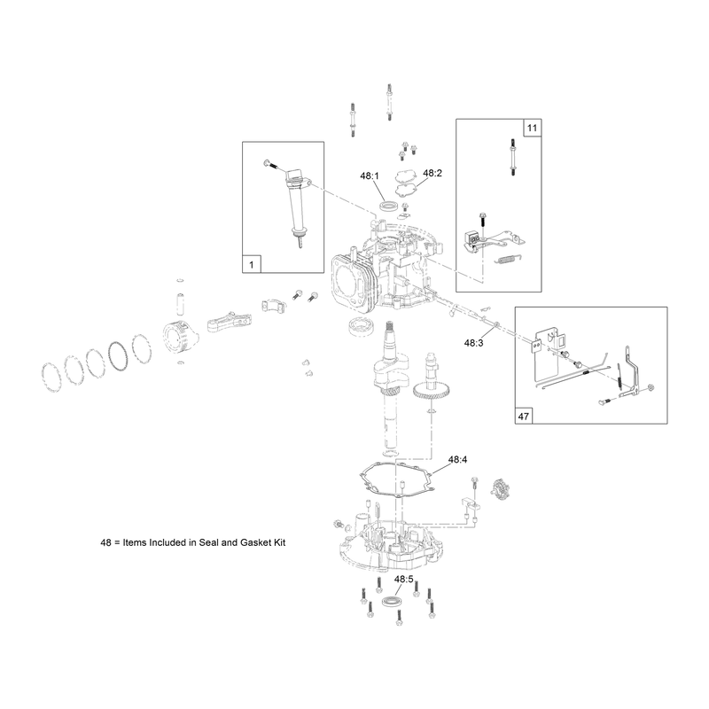 Dipstick Brake and Governor Arm Assembly