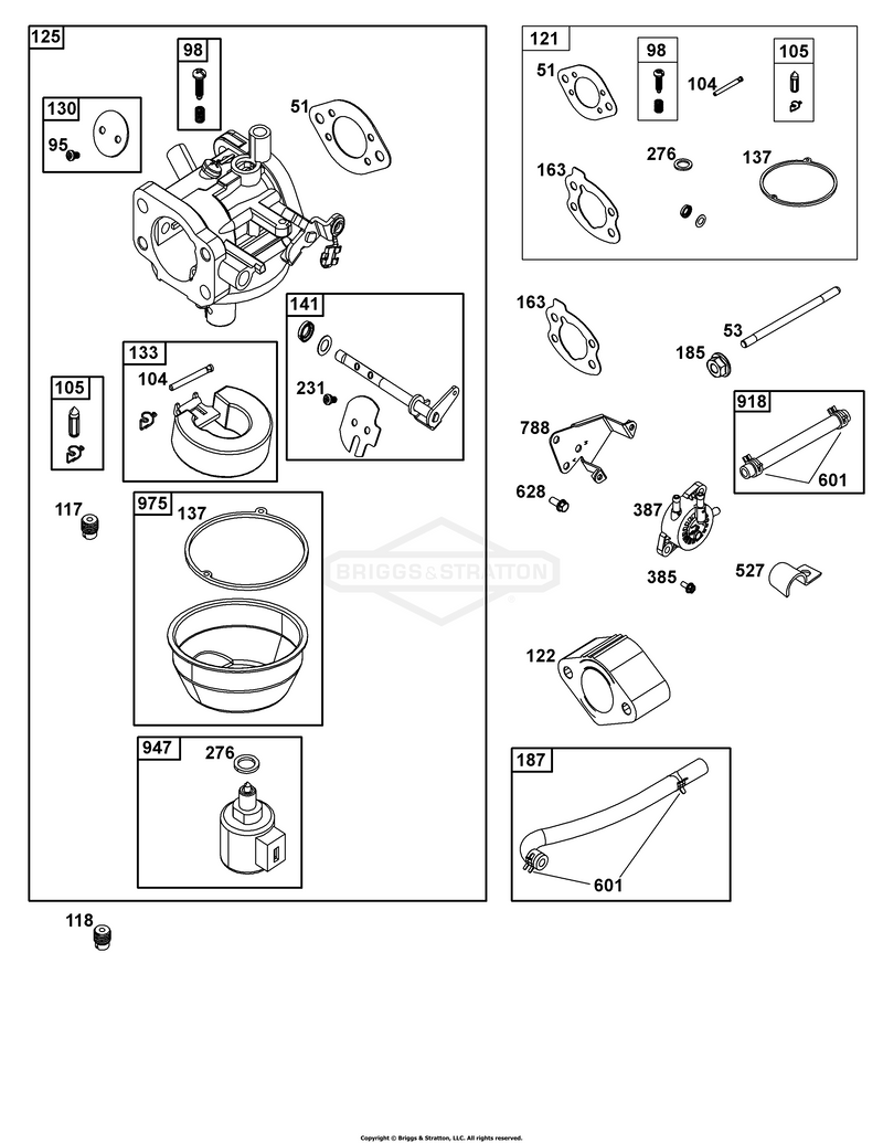 Carburetor and Fuel Supply Group