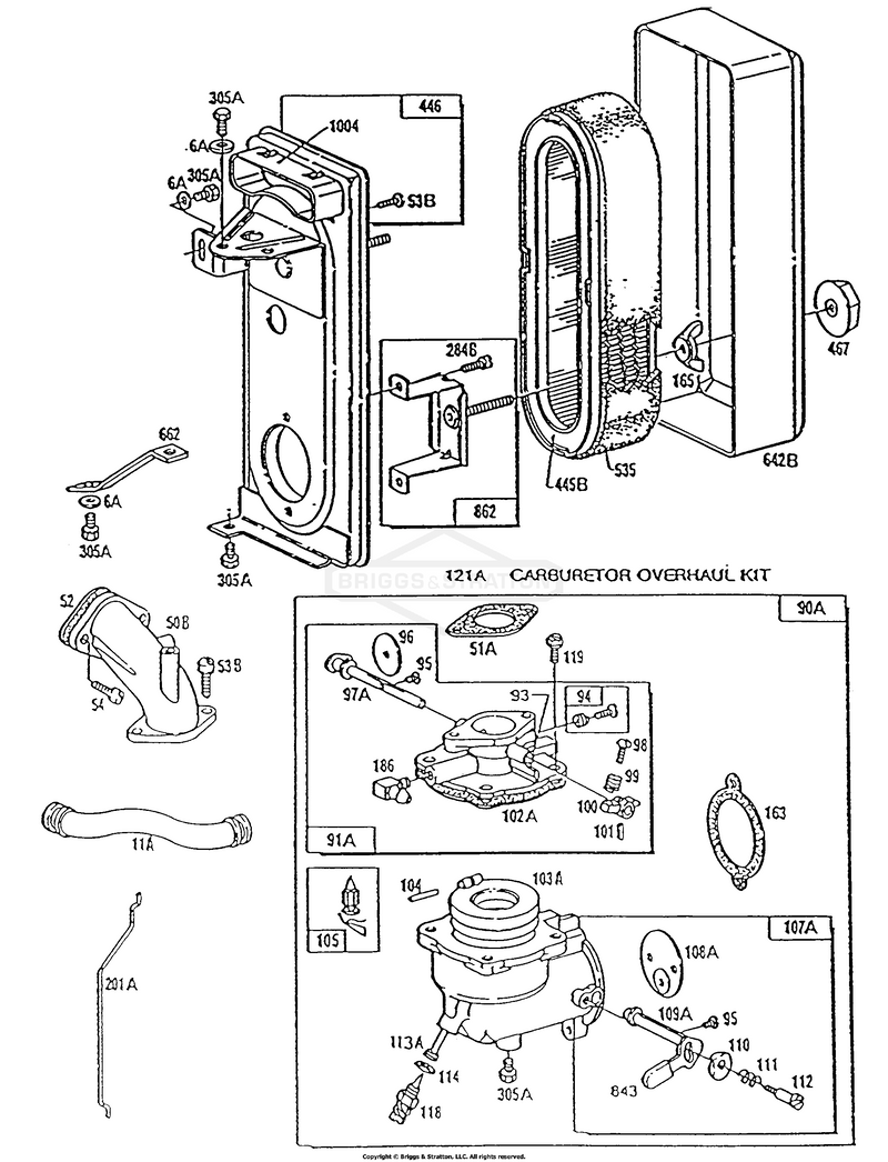 Carburetor & Air Cleaner Assy