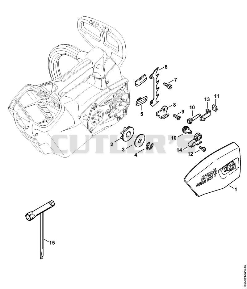Chain sprocket cover