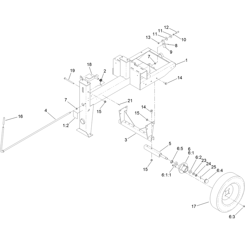 Frame and Axle Assembly