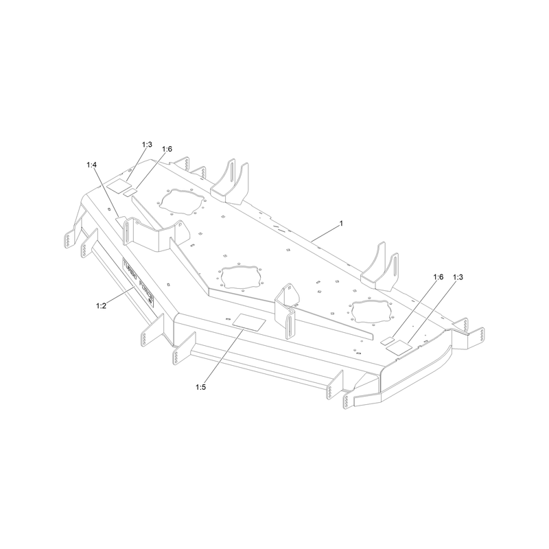 Deck Decal Assembly No. 161-6842
