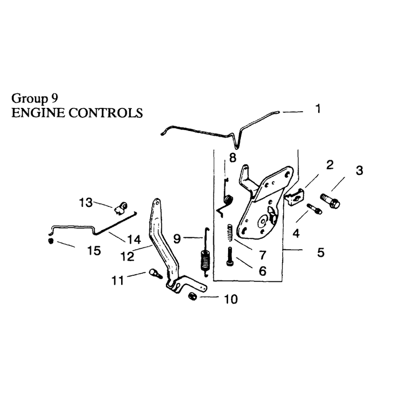 Engine Control Engine Kohler Model No Cv125t-1254