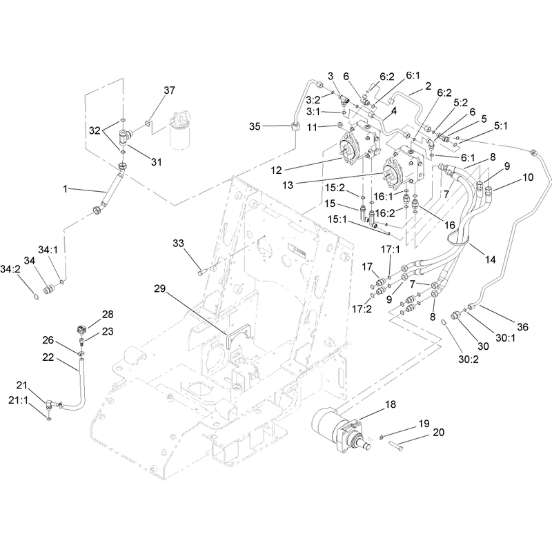 Traction Hydraulic Assembly