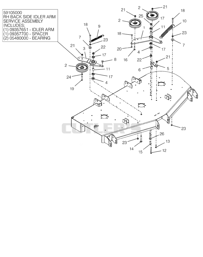 Deck Idlers - 60"
