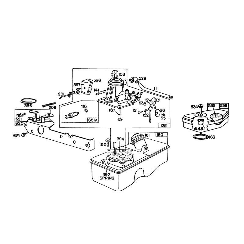 Carburetor Assembly Model 93508-0193-02