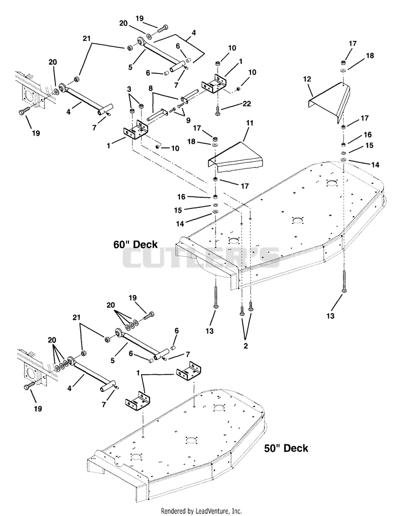 MOUNTING ARMS AND BELT GUARDS