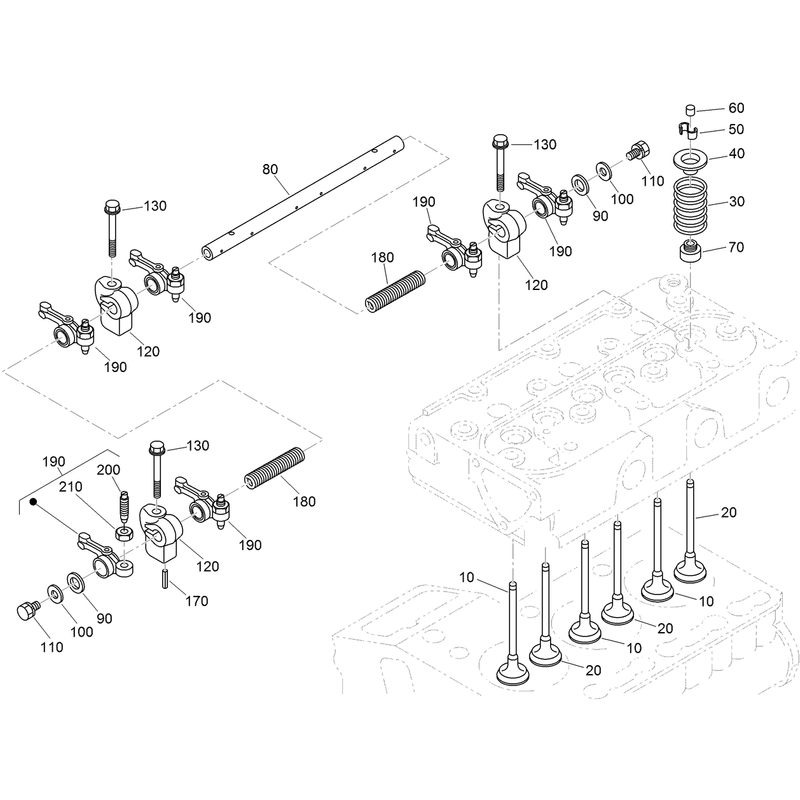 Valve and Rocker Arm Assembly