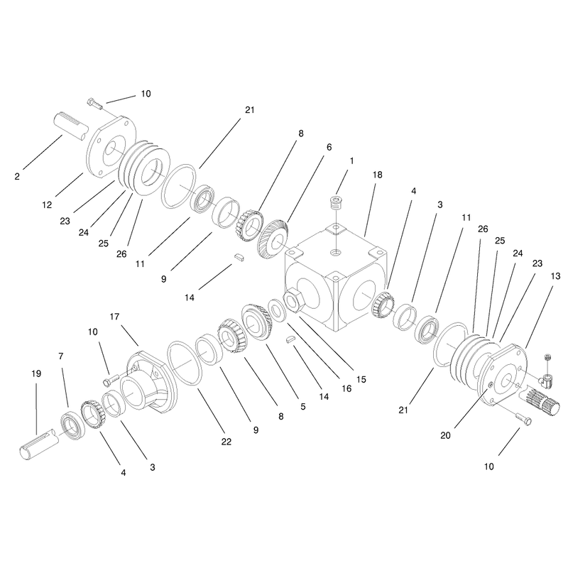 PTO / Gearbox Assembly