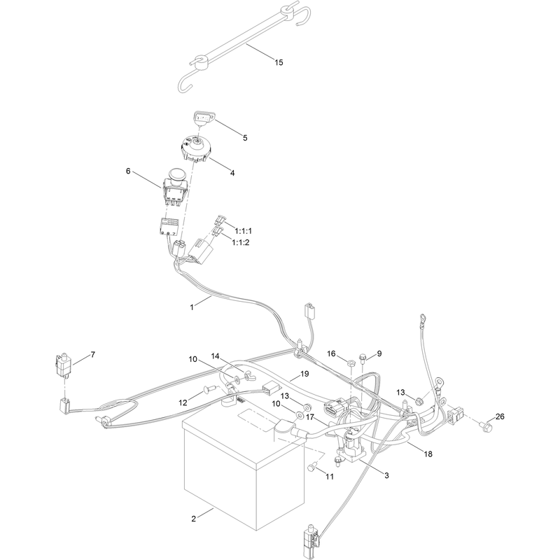Battery and Electrical Assembly