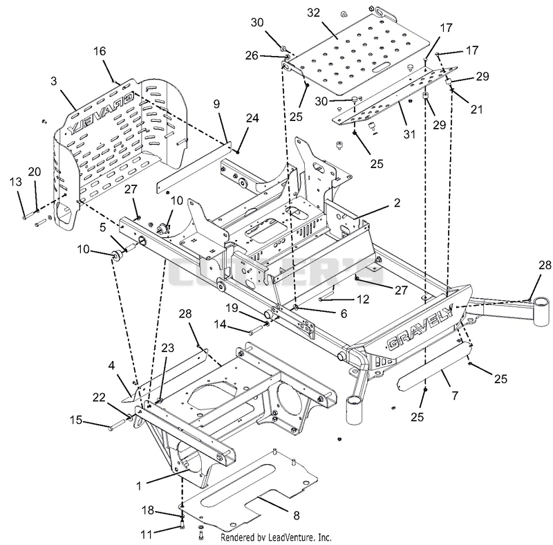 Frame, Bumper, Sub-Frame And Footplate