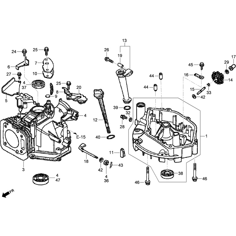 Cylinder Assembly Honda GXV160UH2-T1AH