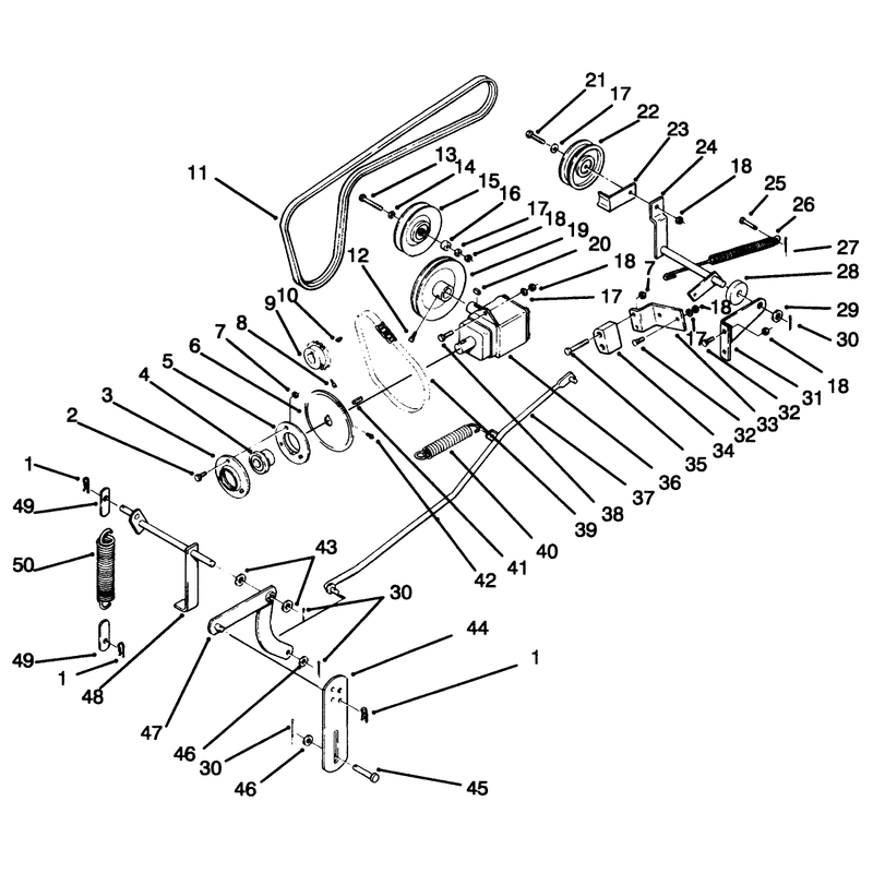 Gear Case And Belt Assembly