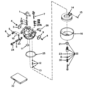 Carburetor Model No 632253