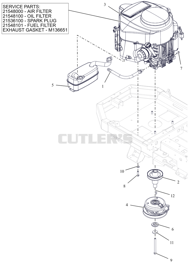 Engine - Kawasaki FR691V
