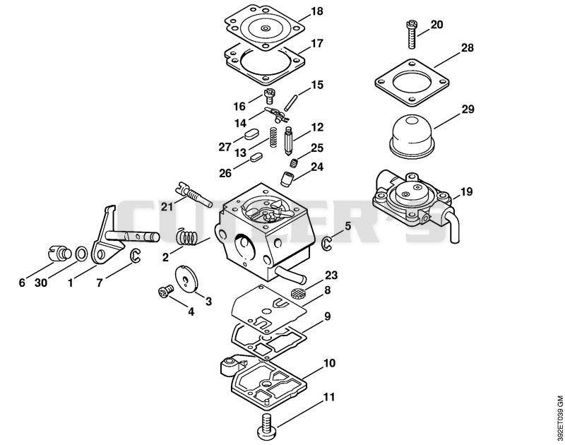 Carburetor C1Q-S56 ⇥ 1 48 792 225 (16.2001)
