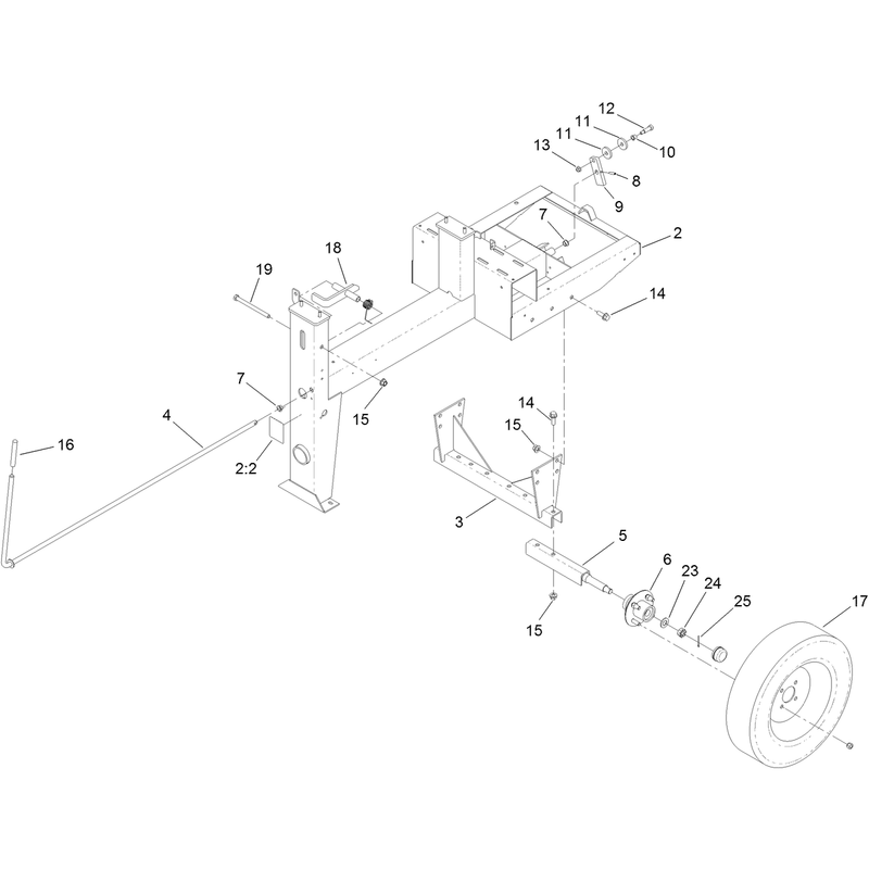 Frame and Axle Assembly