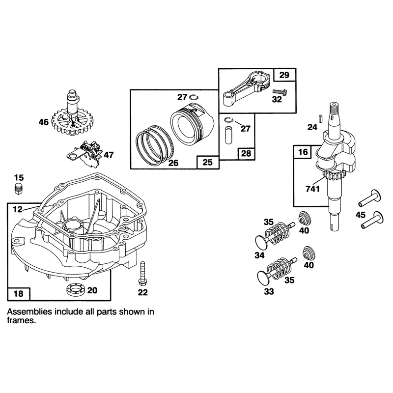 Engine Briggs and Stratton Model 127802-0513-21