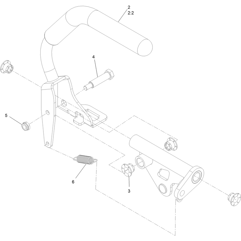 Left Motion Control Assembly No. 135-1304
