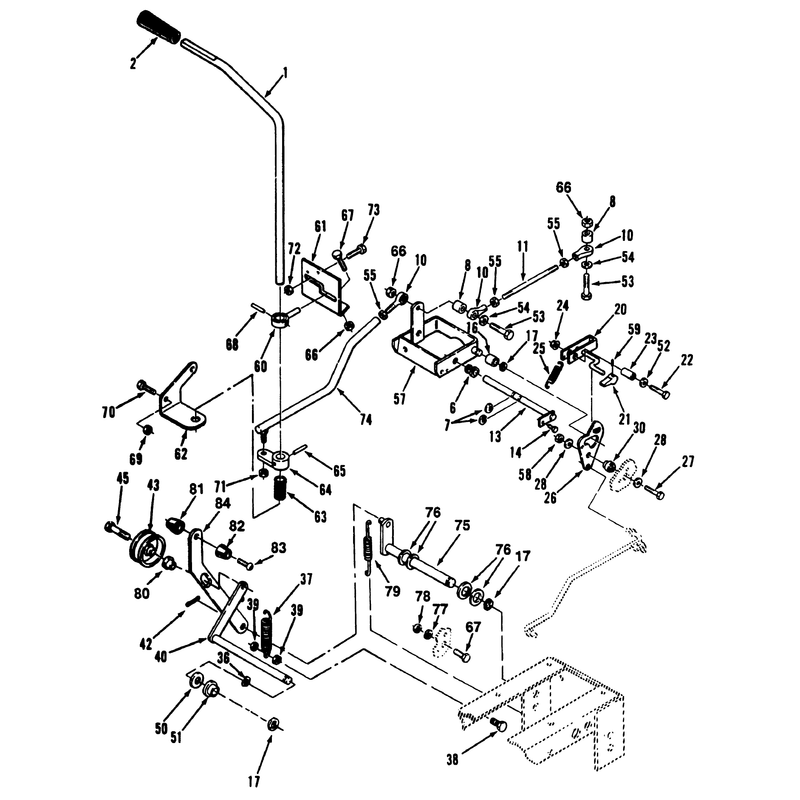 Clutch Brake Motion Control Linkage