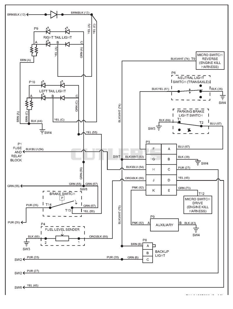 Wiring Diagram - Main 600 cont.