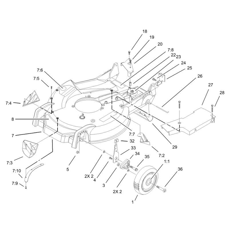 Housing and Wheel Assembly