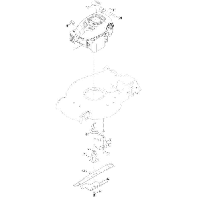 Engine and Blade Assembly