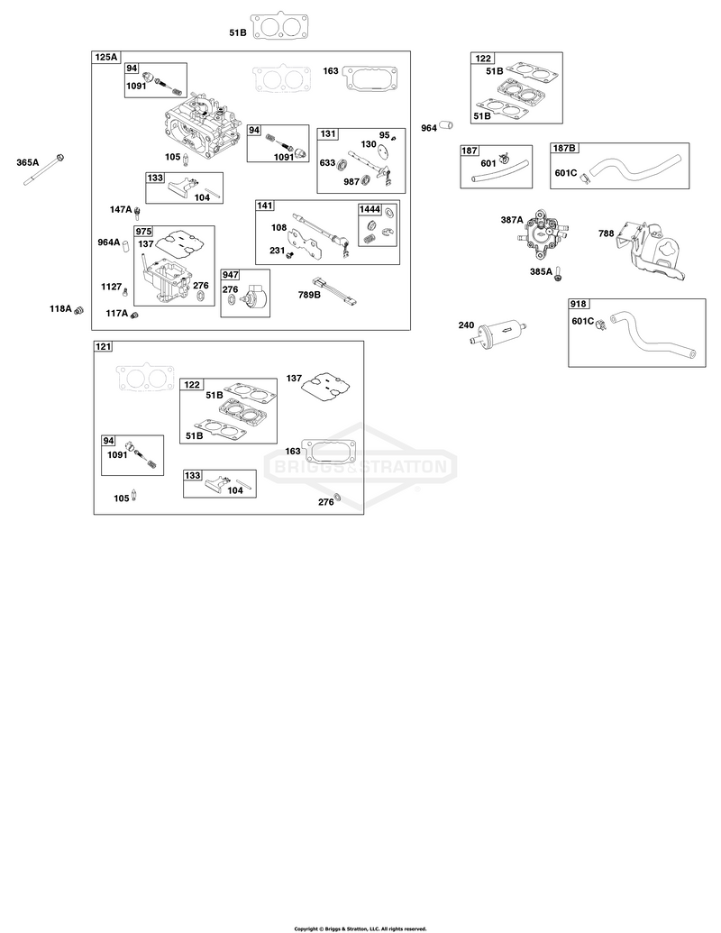 Carburetor and Fuel Supply Group