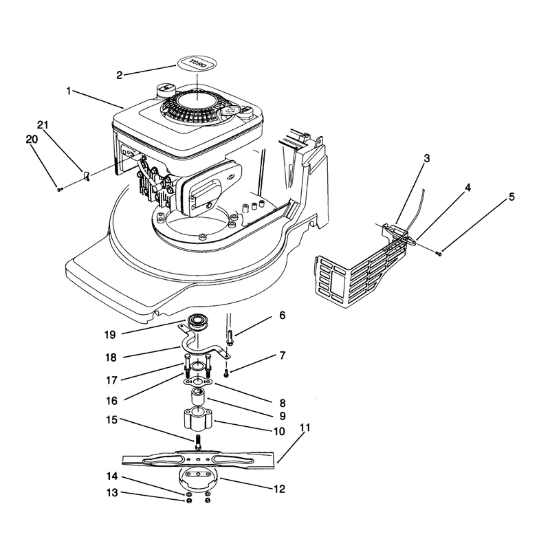 Engine Assembly Model No 20906b