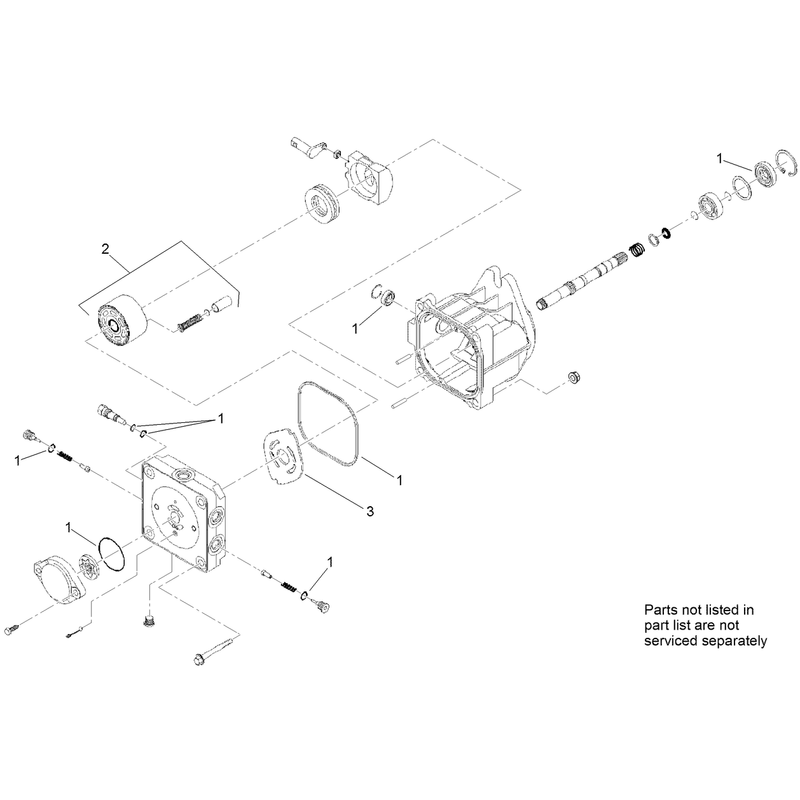 Hydraulic Pump Assembly No 106-9590 and 106-9591