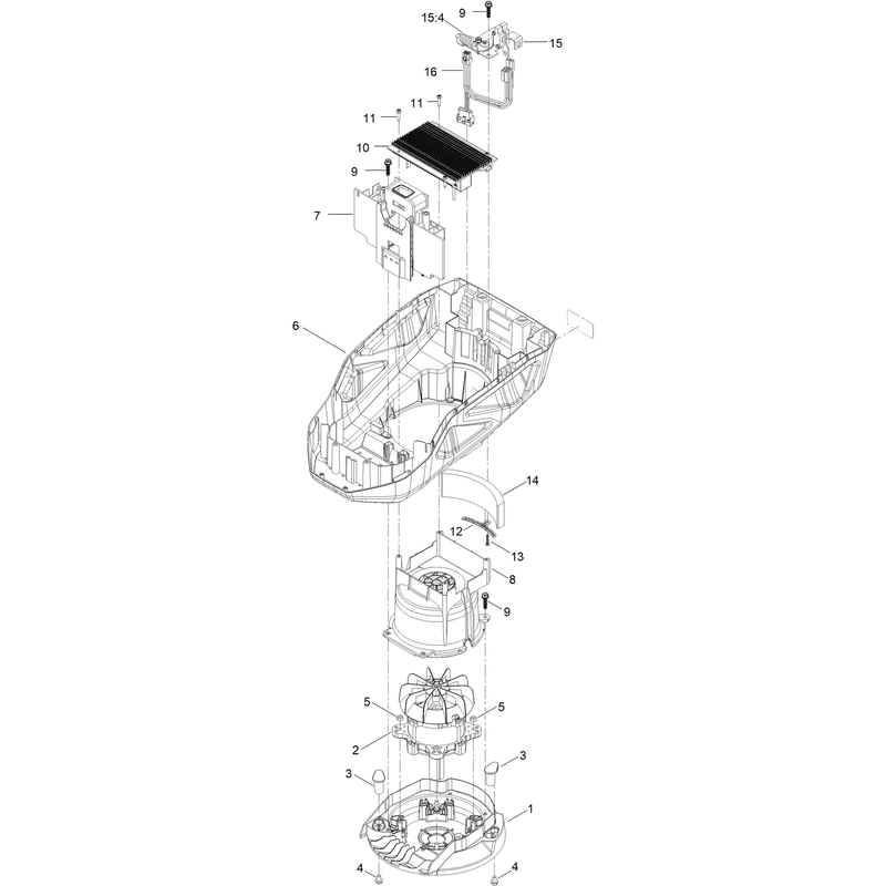 Motor Module No 144-6440 Lower Shroud Assembly