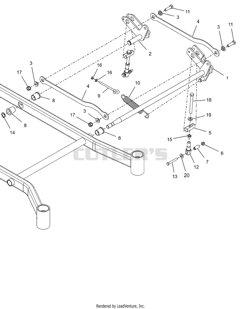 Mechanical Deck Lift - Left Hand