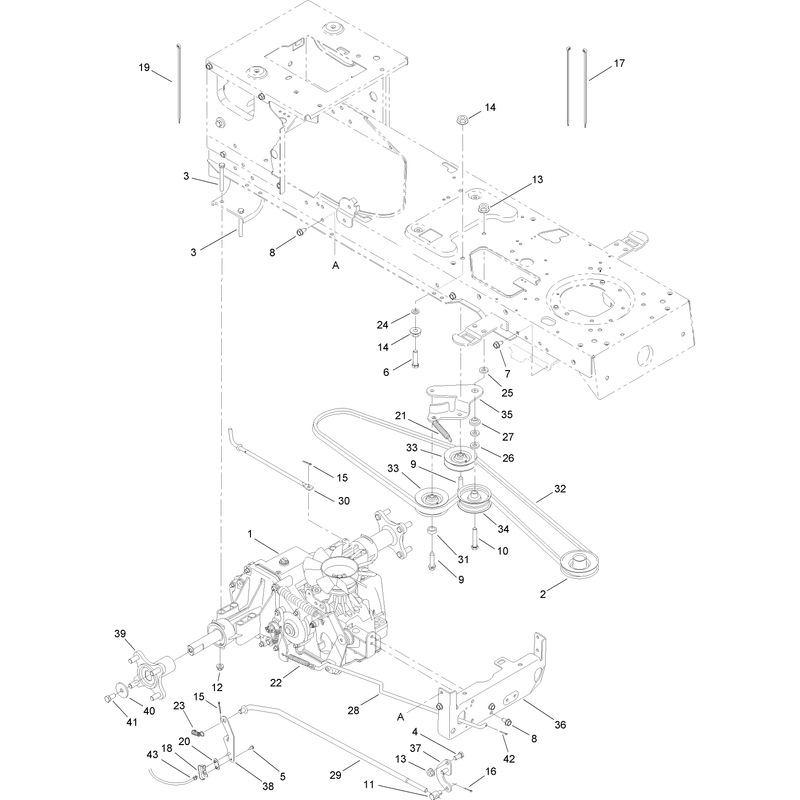 Transmission Belt and Pulley Assembly