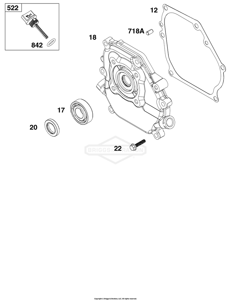 Crankcase Cover/Sump and Lubrication Group