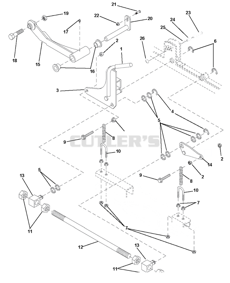 Mower Deck Lift Linkage