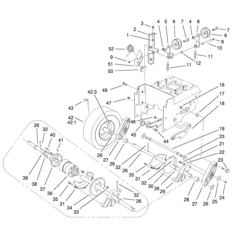 Lower Traction Assembly