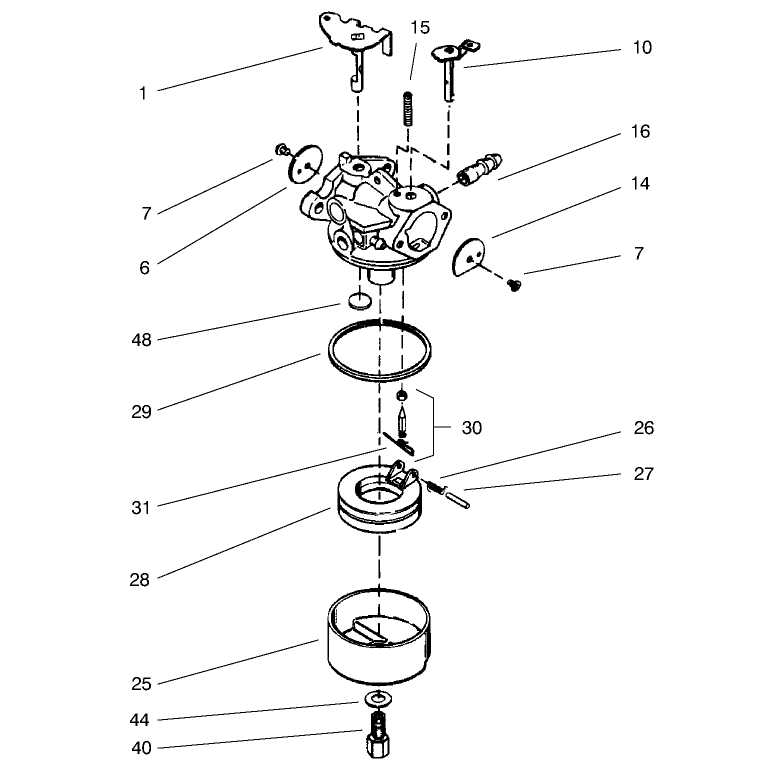 Carburetor Assembly No. 632751