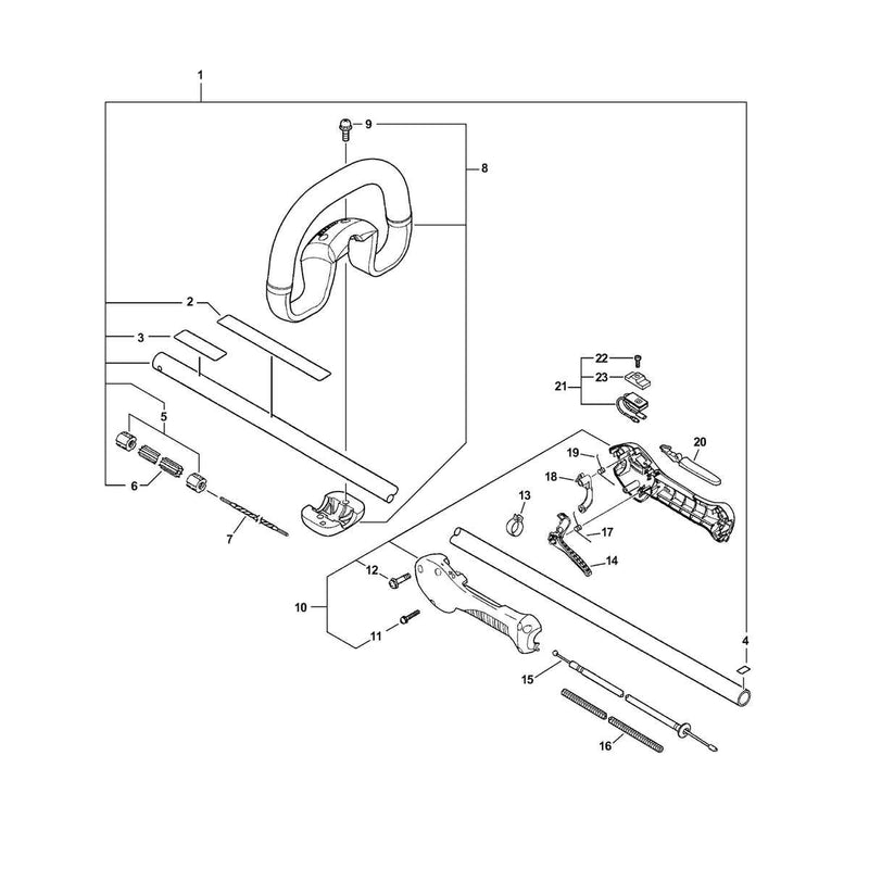 Handles,Throttle Cable, Drveshaft