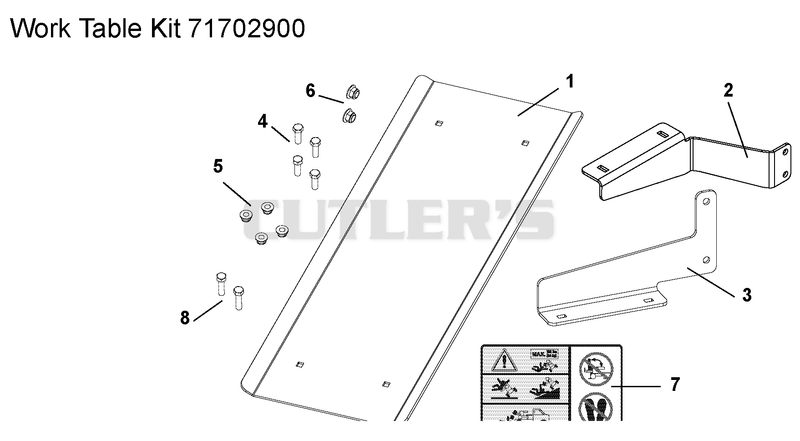 Work Table Kit 71702900