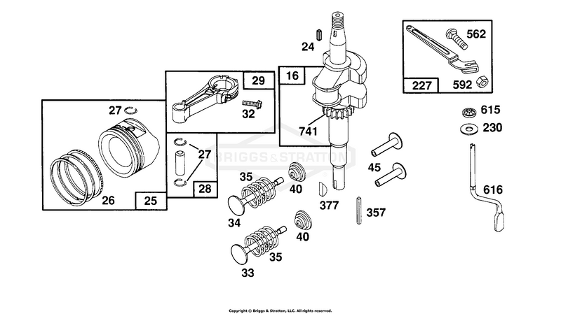 Crankshaft, Piston Group