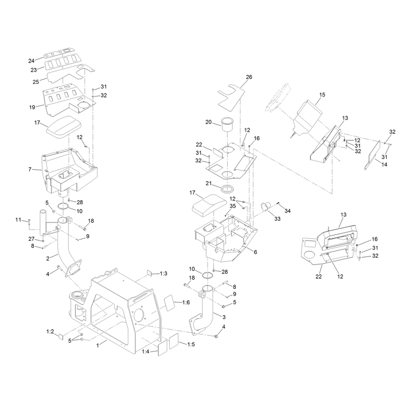 Operator Platform Assembly