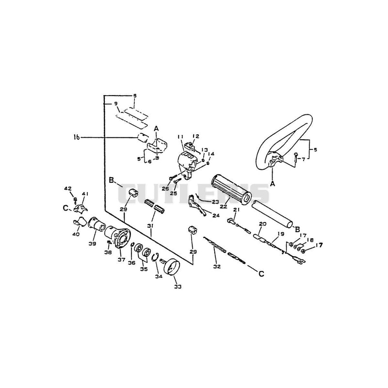 Handle Throttle and Drive Shaft